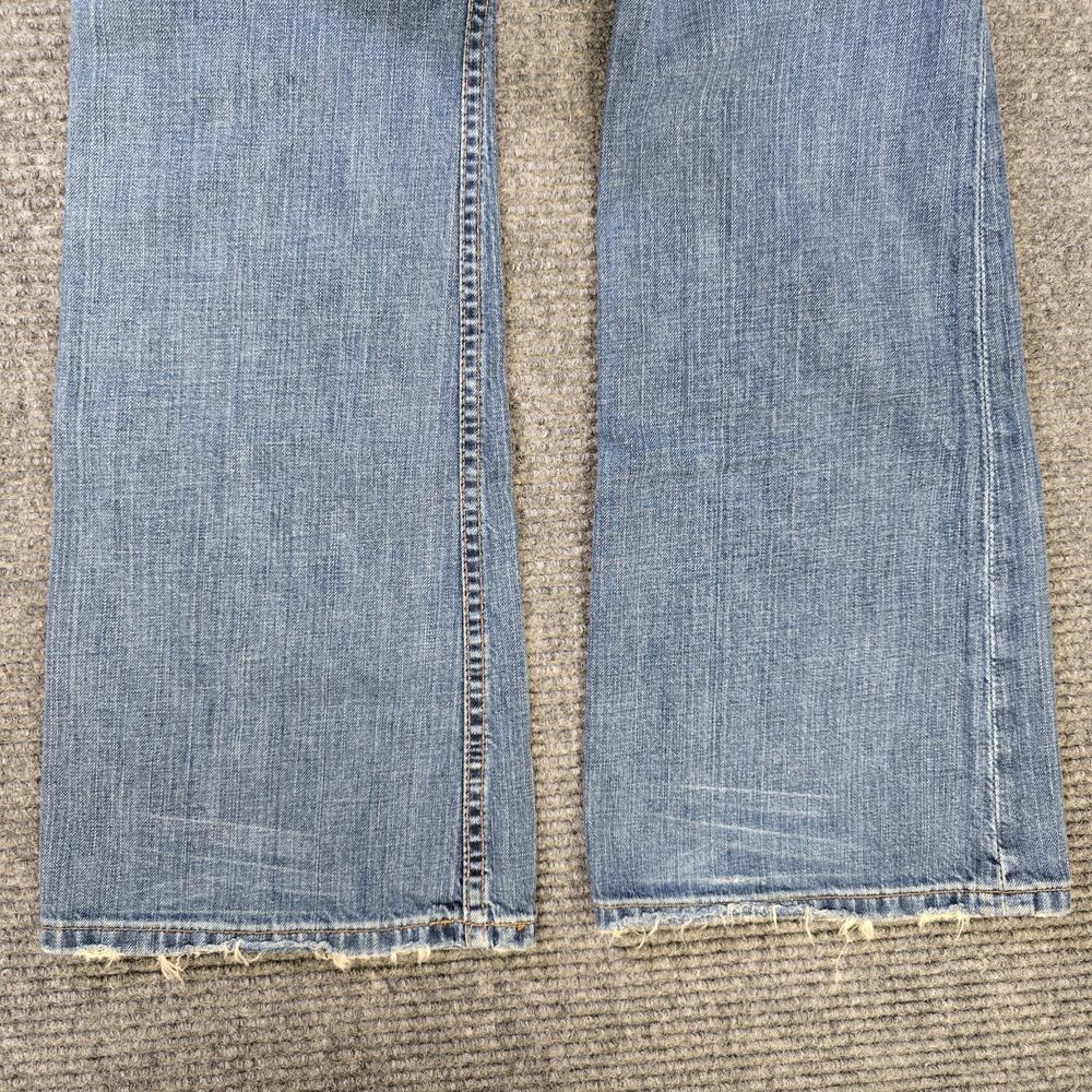 BKE Stella Jeans Womens 29x33 Blue Low Rise Bootcut Y2K Stretch Tall - Picture 9 of 10